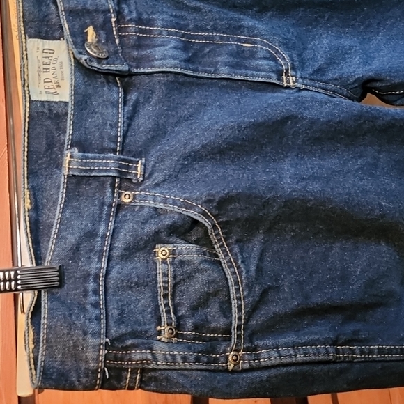 NWOT RedHead: Classic Fit Denim Jeans, Stonewash, 35x30 - Picture 2 of 7